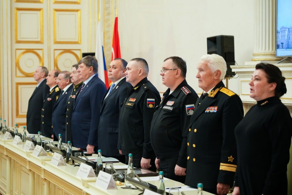 В Мариинском дворце наградили участников ветеранских организаций ВМФ России