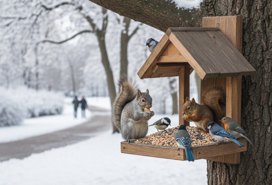 В России отмечают День угощения птиц и белок: как помочь лесным обитателям зимой