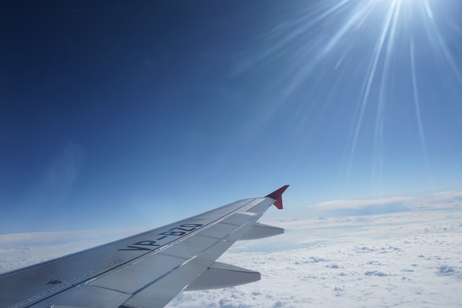 Пассажирский борт с горящим двигателем совершил аварийную посадку в Домодедово