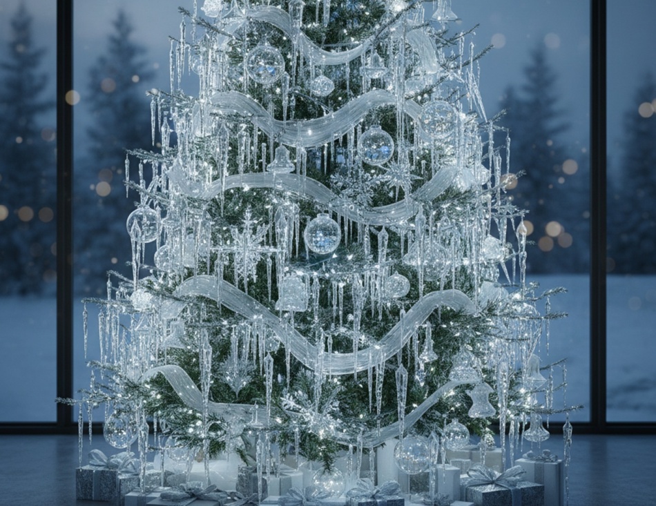 ледяная елка ледяная елка