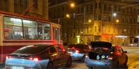 Массовая авария на Витебском проспекте собрала три иномарки