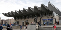 Почти 20 маршрутов встали в пробке у метро Пионерская на полчаса