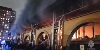 На Правобережном рынке после крупного пожара обнаружено тело погибшего