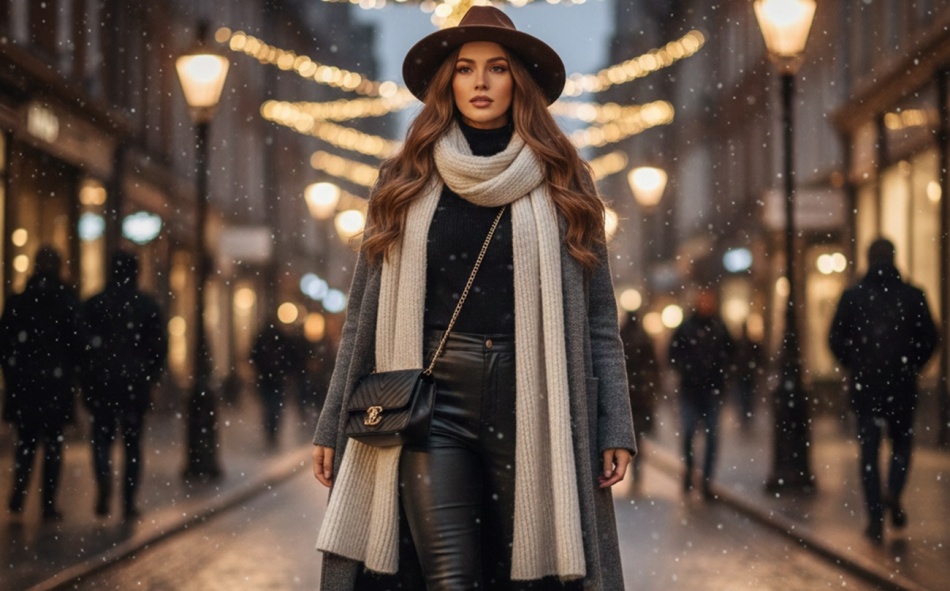 Кожаные брюки снова в моде: как носить их стильно по версии Эльзы Хоск