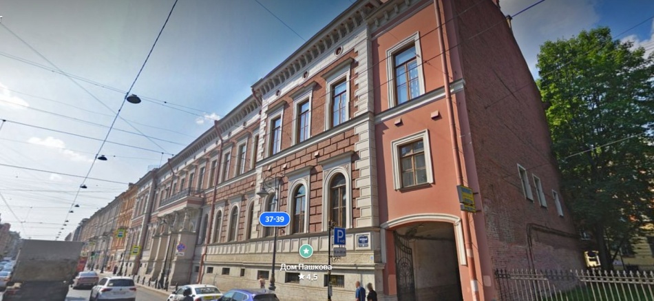 На Литейном проспекте дом Пашкова преобразился благодаря новой подсветке