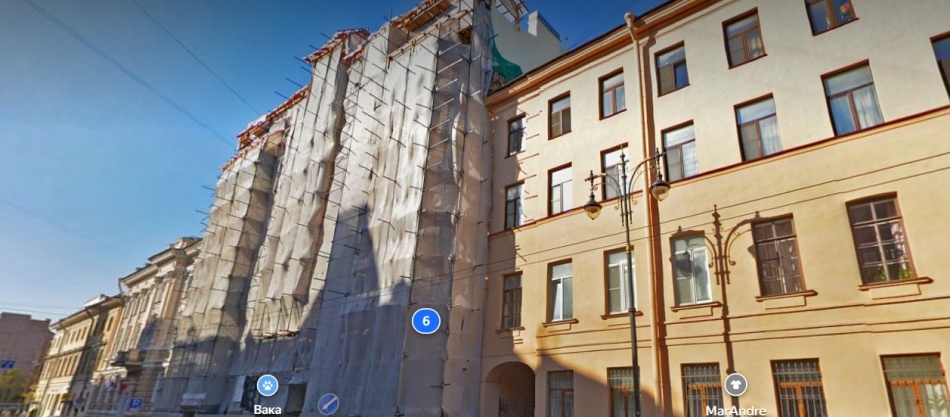 Фасад дома Екимова на Кирочной вновь открыт после реставрации