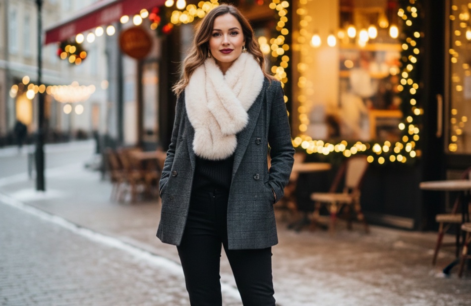 Ирина Шейк возвращает меховые шарфы в тренды зимы 2026 года