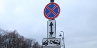 На Богатырском проспекте ограничили движение из-за ремонта водопровода