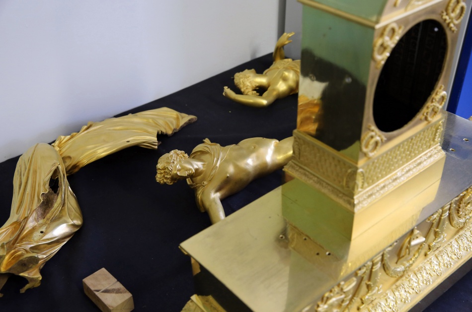 Главы государств СНГ увидели работу уникальных часов XVIII века в Эрмитаже