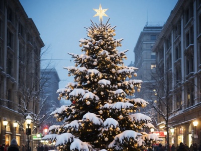 Фото Новогодня ночь в парке Озеро Долгое