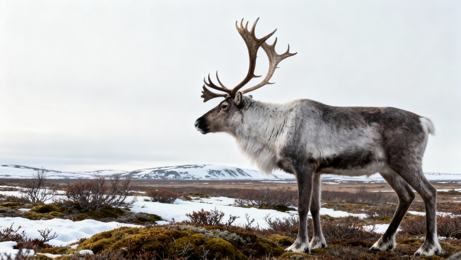 Глаза северных оленей зимой меняют цвет ради выживания в Арктике