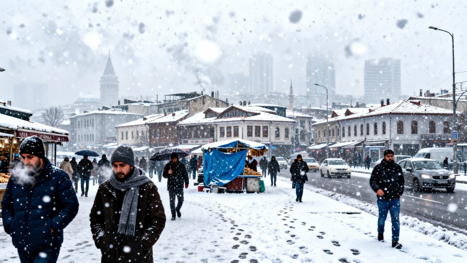 В Турции ожидается похолодание и снегопады из-за сибирского фронта