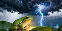 Грозы замедляют время, а лягушки помогают в борьбе с раком и болезнью Альцгеймера