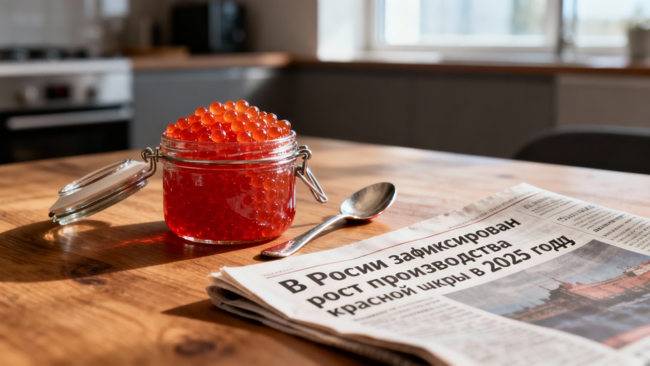 В России зафиксирован рост производства красной икры в 2025 году