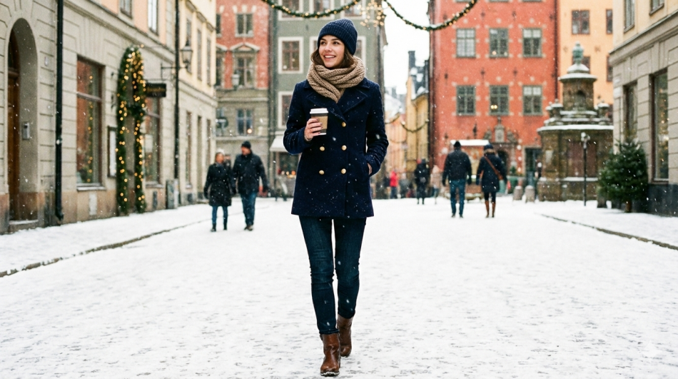 Бушлат возвращается в тренды: короткое пальто станет фаворитом зимы 2026