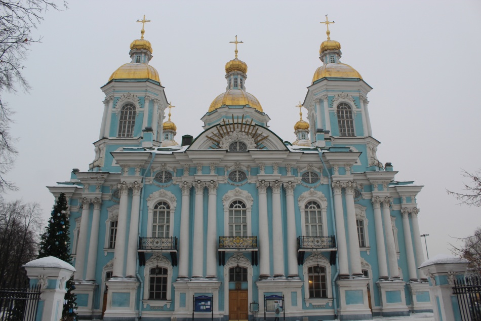 В Петербурге обновили подсветку Николо-Богоявленского Морского собора