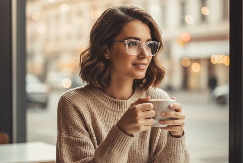 Прозрачные очки стали главным аксессуаром осени и зимы 2025 2026