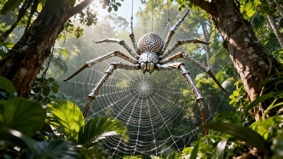 Пауки из тропиков создают гигантские копии себя для защиты от врагов