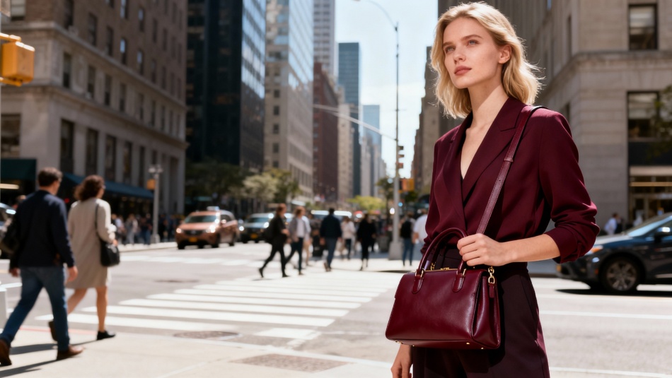 Бордовые сумки возвращаются в моду весной и летом 2026 года