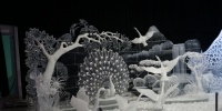 Петербуржец 16 лет превращает двор в снежную галерею своими руками