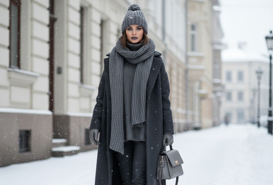 Как светлые оттенки вытесняют черный из зимнего гардероба звезд