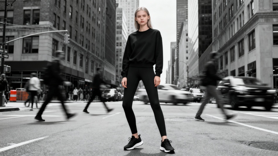 Весь Голливуд выбирает новый тренд: черные леггинсы и кроссовки в одном цвете