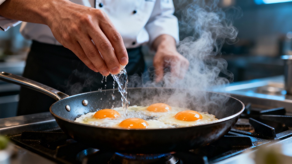 Шеф-повара раскрыли секрет идеальной яичницы с плотным желтком без переворачивания