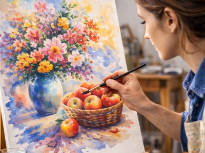 Фото Мастер-класс Живопись акварелью