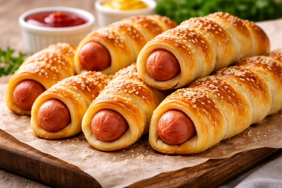 Как приготовить сосиски в тостовом хлебе: быстрый рецепт для всей семьи