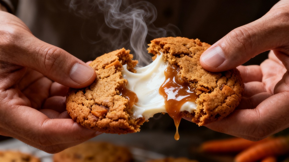 Как приготовить морковное печенье с кремом и карамелью для уютного семейного дня