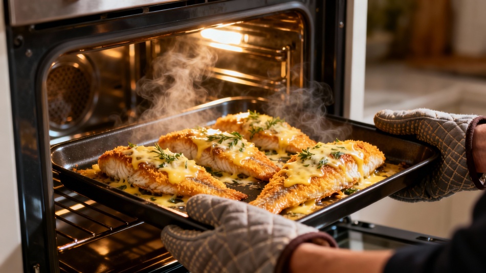 Как приготовить филе судака с сырной корочкой и восточным акцентом