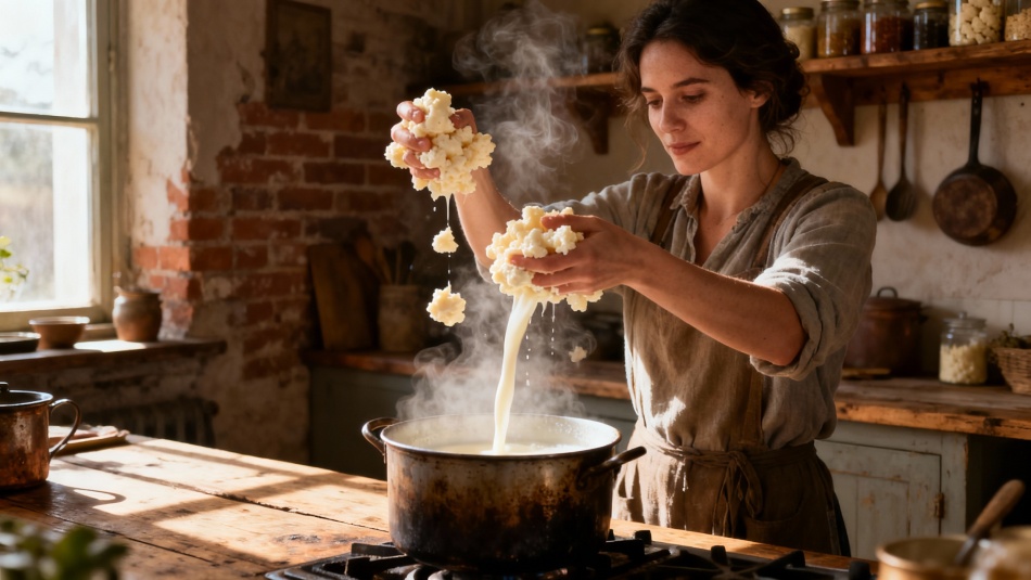 Домашний твердый сыр из простых продуктов - новый тренд на кухне