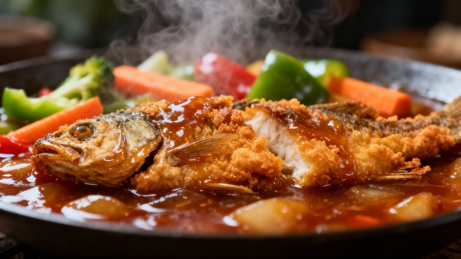 Минтай в кисло-сладком соусе: как приготовить хрустящую рыбу по-китайски