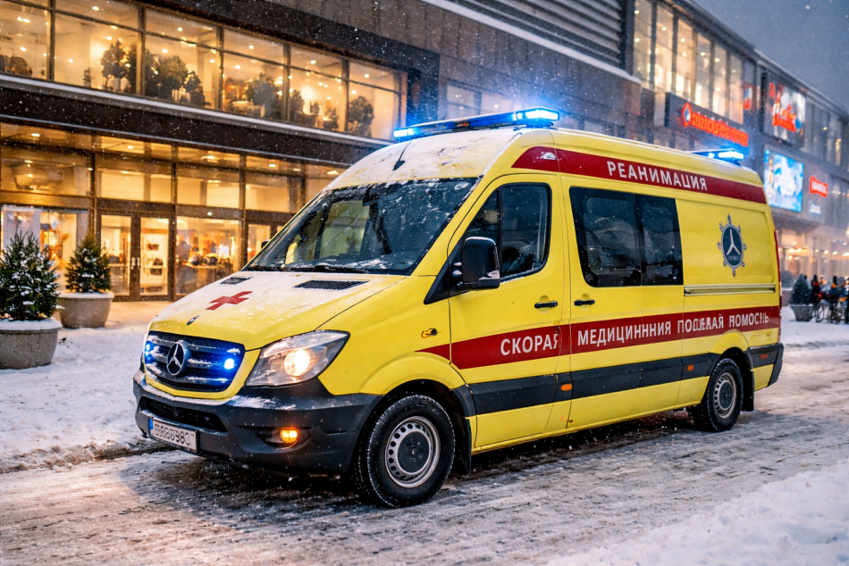 Скорая и грузовик столкнулись на Малоохтинской: пострадали медики и вызваны спасатели