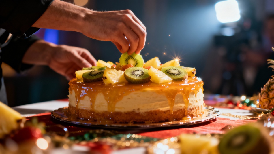 Как приготовить торт с ананасом и киви для яркого семейного вечера