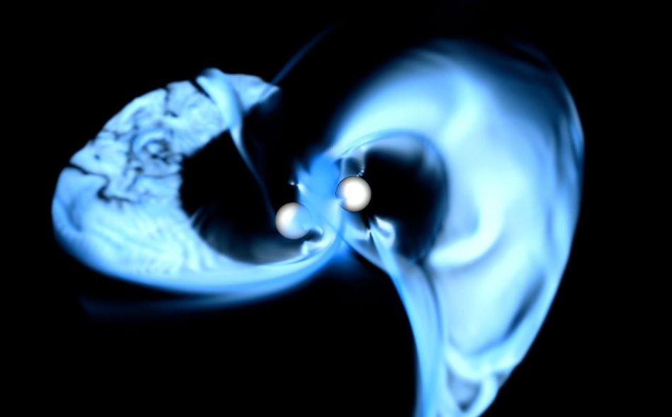 Суперкомпьютер NASA показал хаос перед столкновением нейтронных звезд