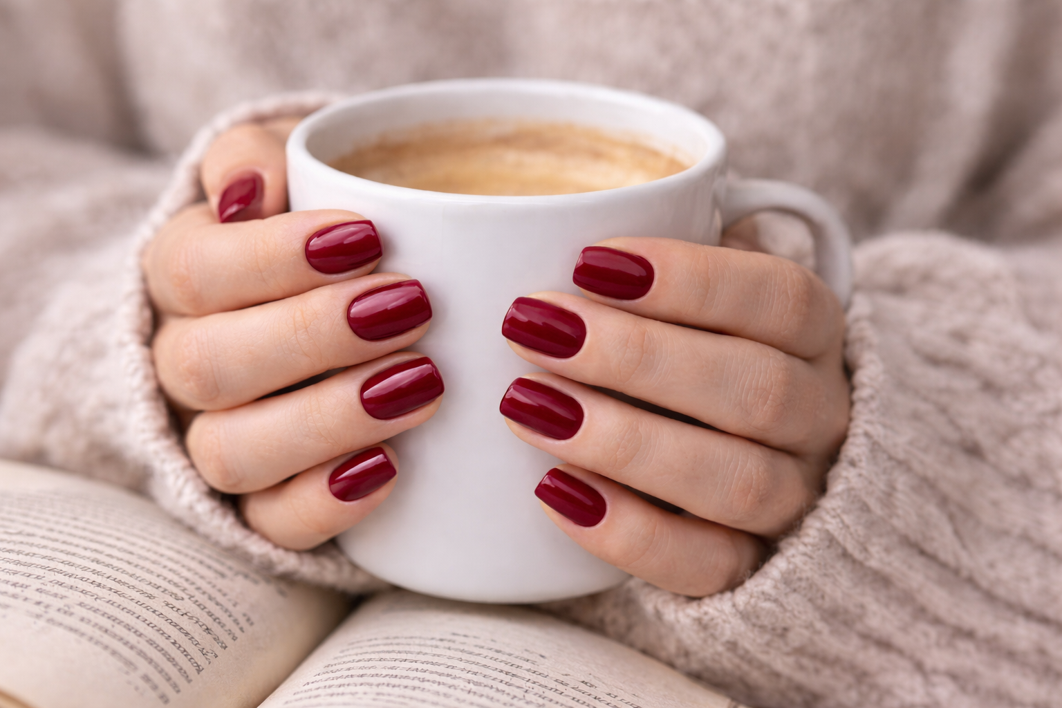 фиолетовый маникюр