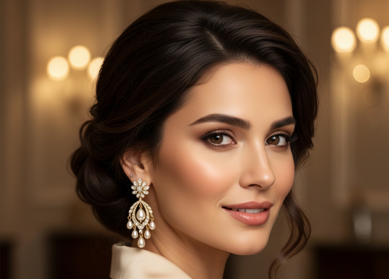 Объемные серьги