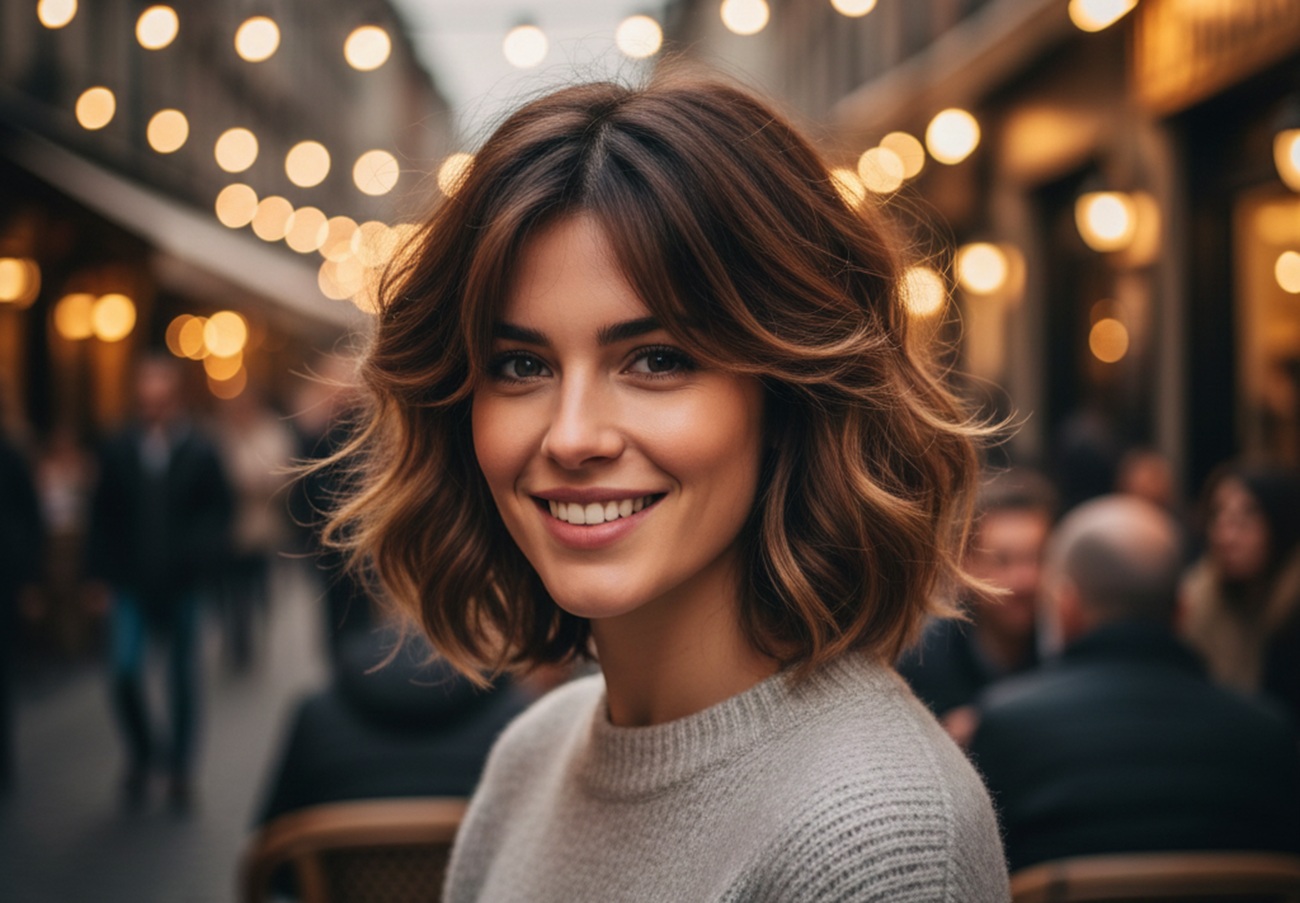 объемная прическа