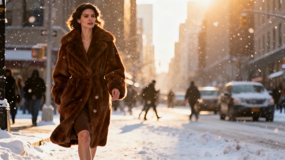 Коричневые шубы из искусственного меха: почему они стали зимним маст-хэвом