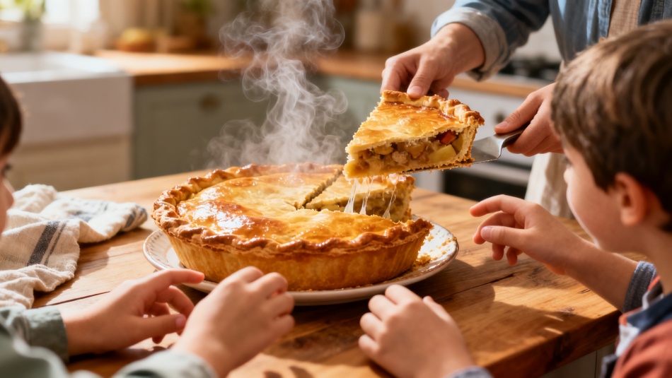 Домашний пирог с рисом и яйцом: рецепт для семейного уюта и теплых вечеров