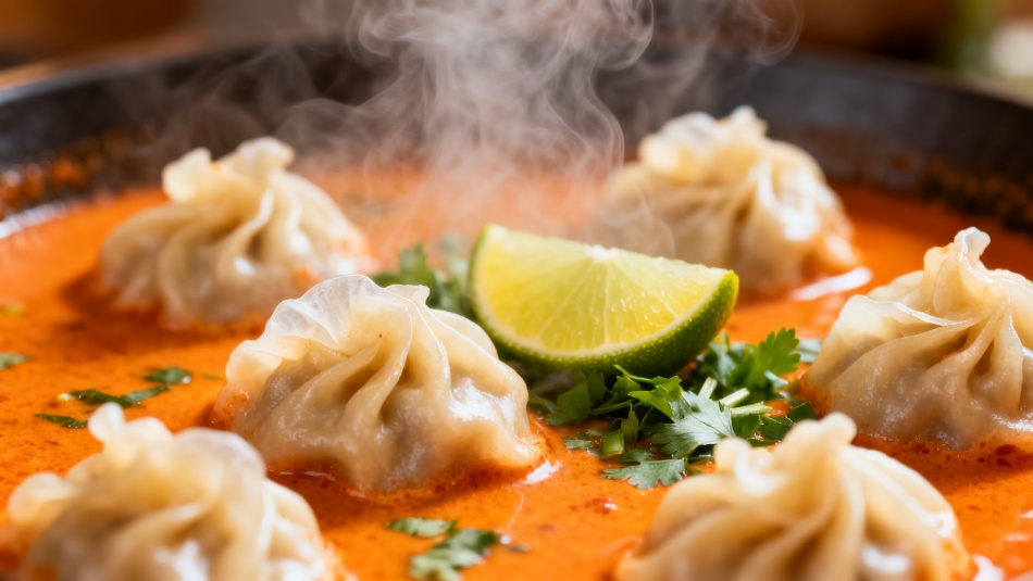 Пельмени с курицей и креветками в соусе том ям: необычный рецепт для гурманов