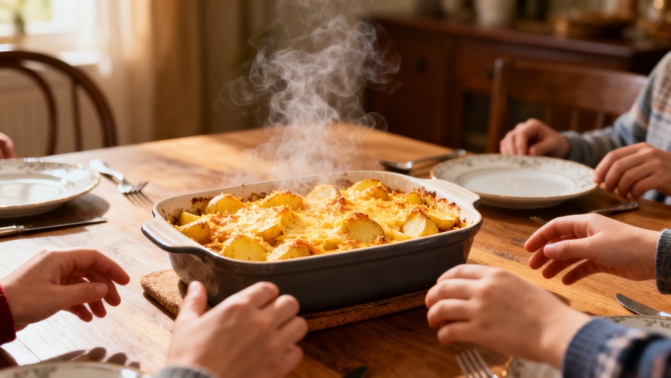 Как приготовить запеченный картофель с сыром для семейного ужина