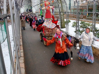 Фото Масленица в Ленинградском зоопарке