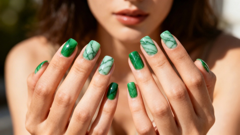 В моду возвращаются нефритовые ногти: как меняется маникюр этой весной