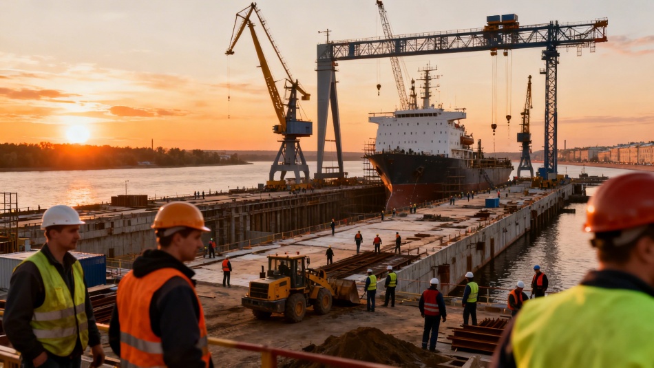 Северная верфь в Петербурге увеличит площадь до 100 гектаров к 2030 году