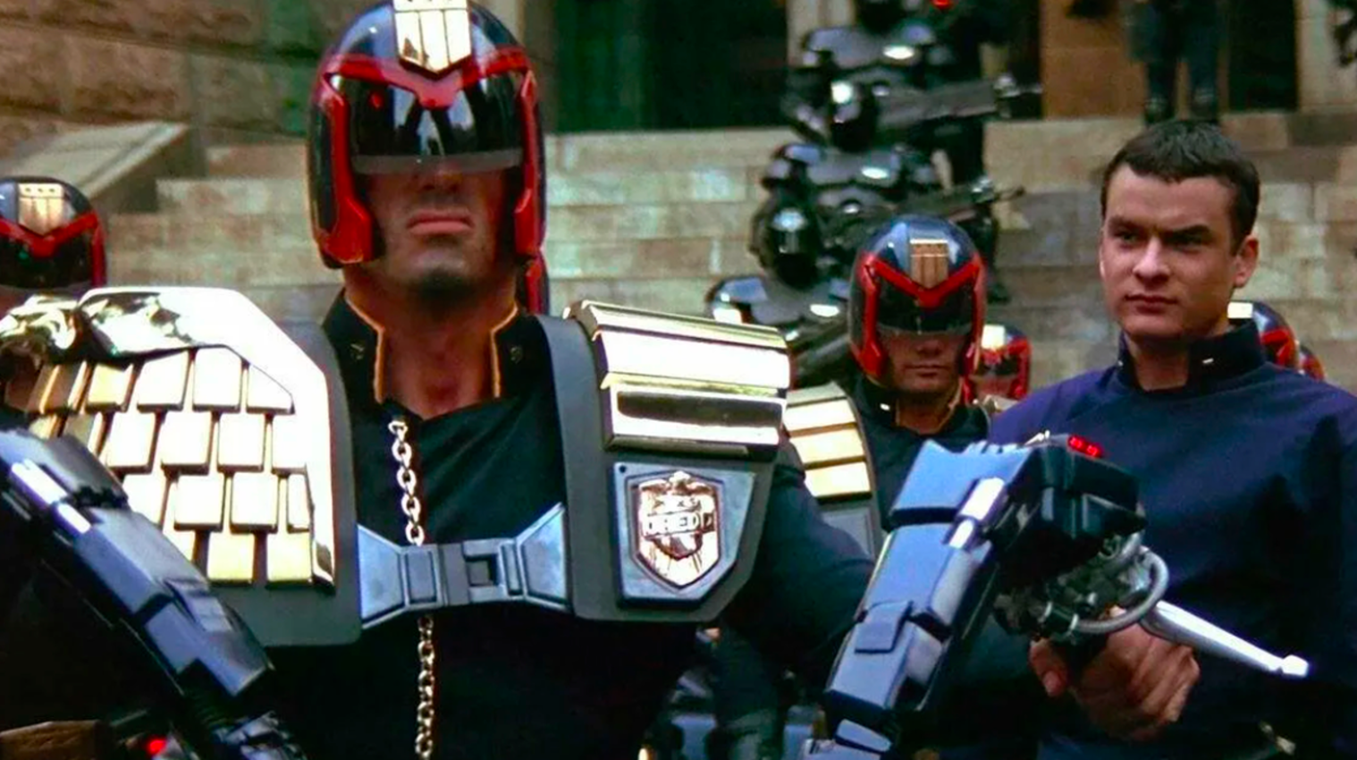 Фильм «Судья Дредд» Кадр из фильма «Судья Дредд»