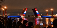 Три моста Петербурга засияют цветами триколора к 23 февраля