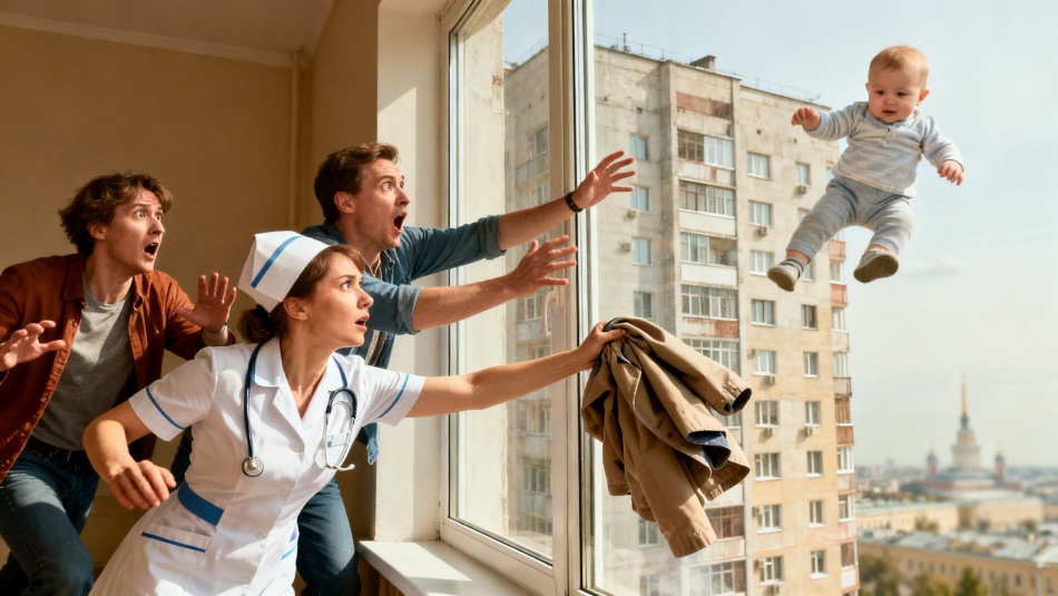 Герои Приморского района: как прохожие спасли малыша на Богатырском проспекте