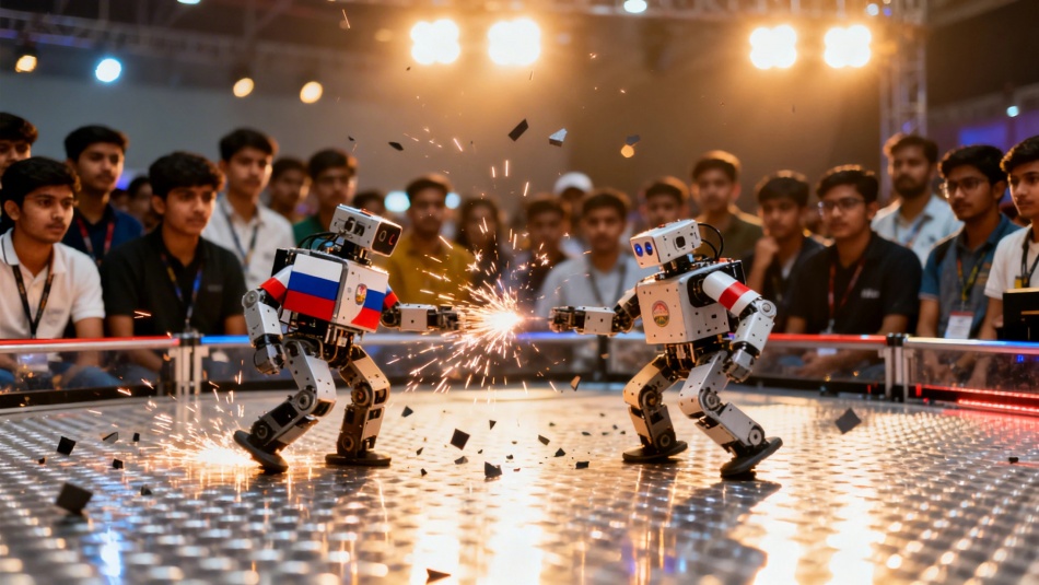 Петербургские студенты выиграли золото и бронзу на RoboWars в Индии